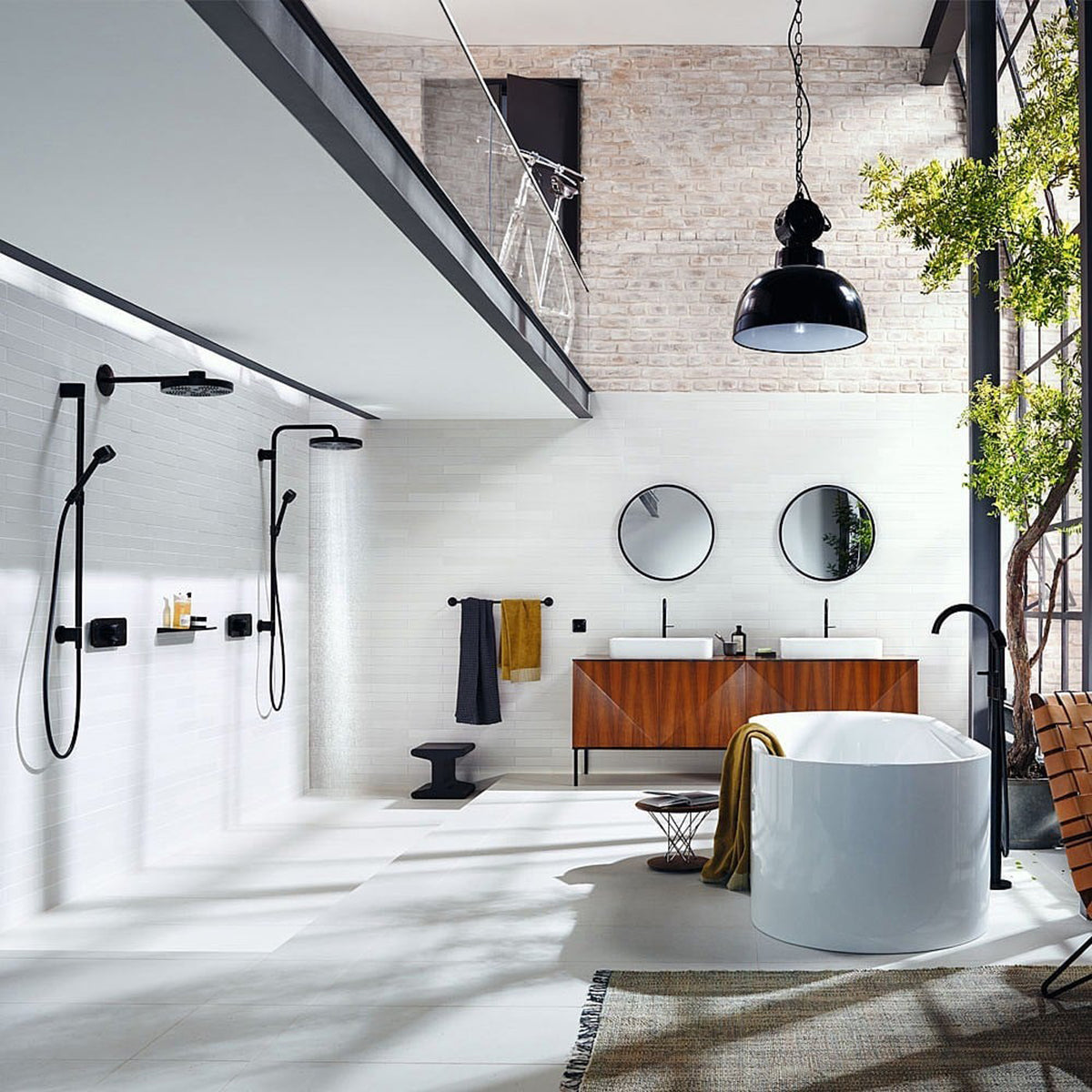 AXOR One Showerpipe 280 1jet for Concealed Installation