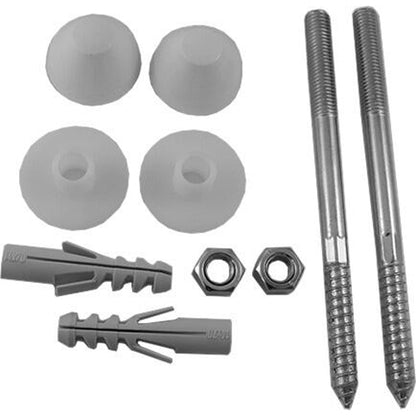 Duravit Happy D2 Toilet - Fixings with White Caps