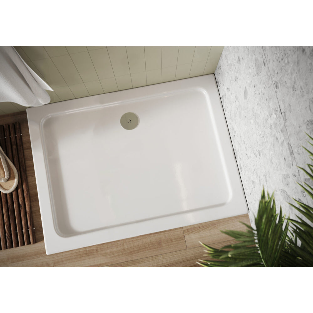 Luxe81 Rectangle Stone Resin Shower Tray
