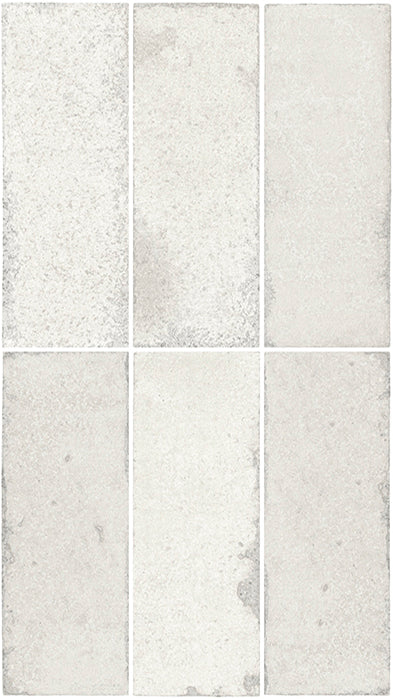 LUXE81 Brick Vetri Tiles Brick Vetri White 33.3x59.2cm (9.6mm) Tiles for Wall/Floor