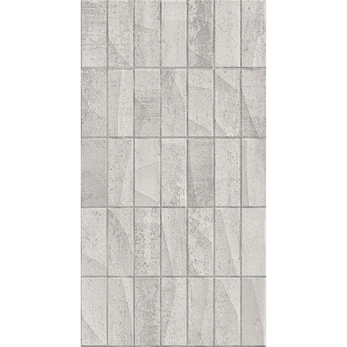 Tile and Beyond Mosaico Nantes Acero 33.3x59.2cm