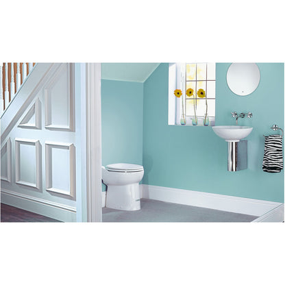 Saniflo 1081 Sanicompact Cisternless Ceramic WC With Macerator Pump