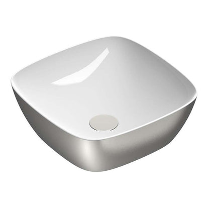 Catalano Alvea 40 Gold & Silver Countertop Basin, 40 x 40 x 14 cm