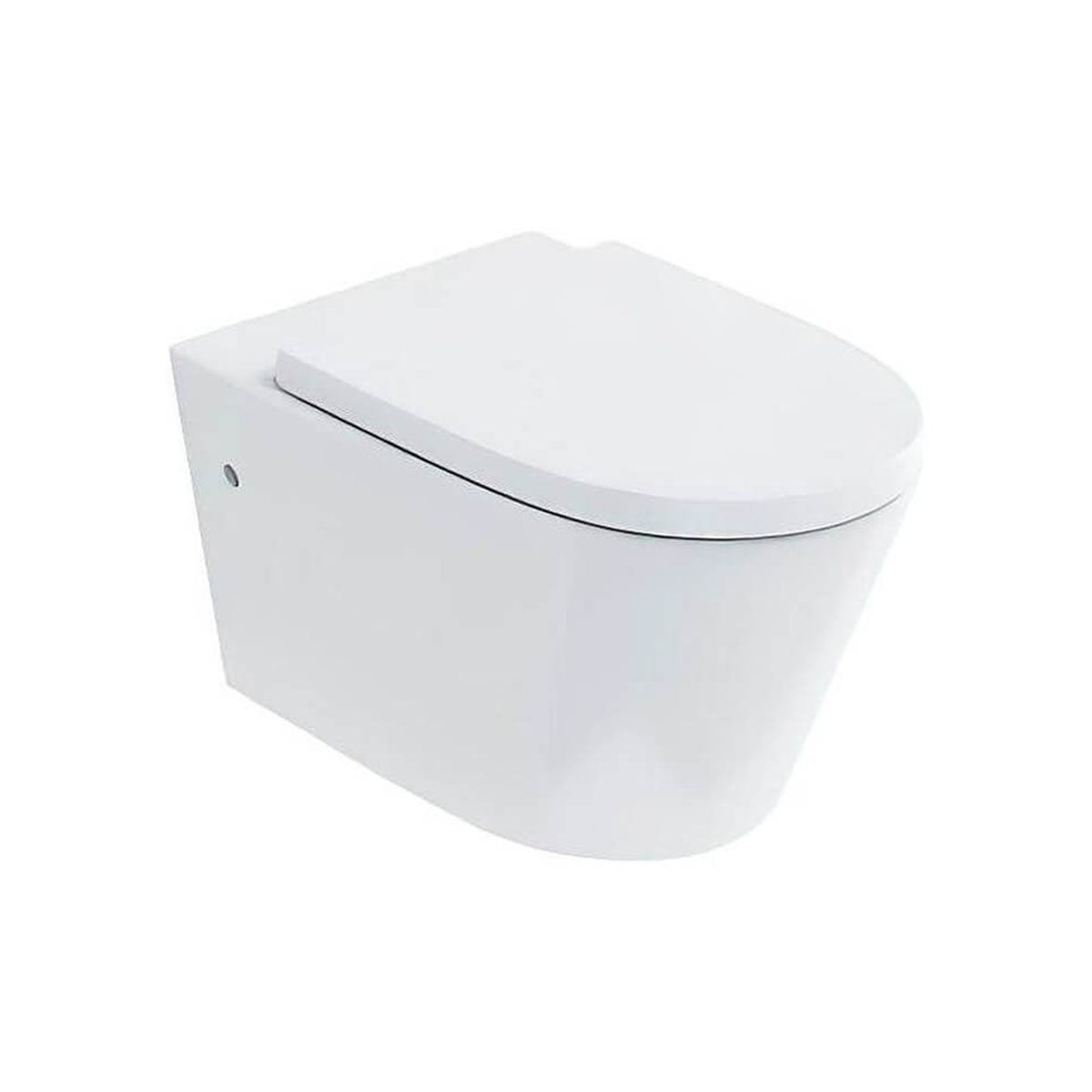 Britton Sphere Rimless Wall Hung WC Pan With Seat  15.B.35303