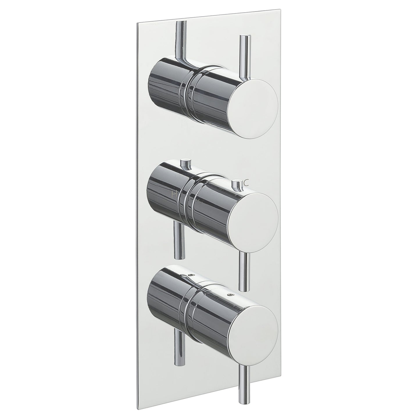 Just Taps 15691A Thermo Conc 3 Outlet Shower Valve, Vertical