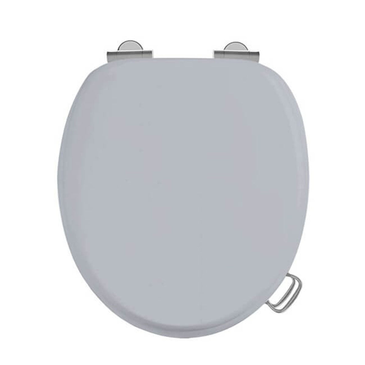 Burlington P2-C28S-T30-CHR White High Level WC With Single Flush Cistern And Flush Pipe Kit