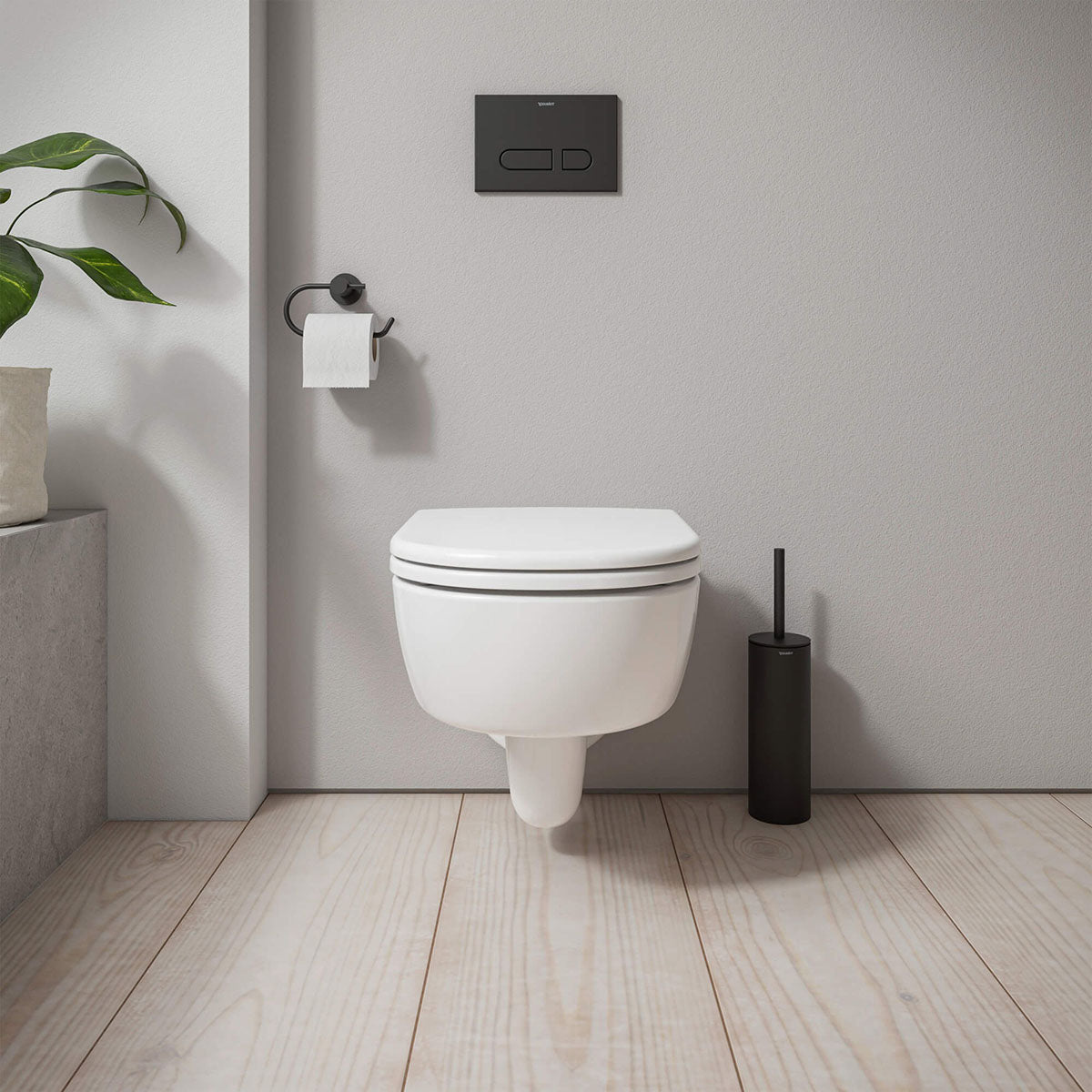 Duravit D-Code Wall Mounted Rimless Toilet 25130900002