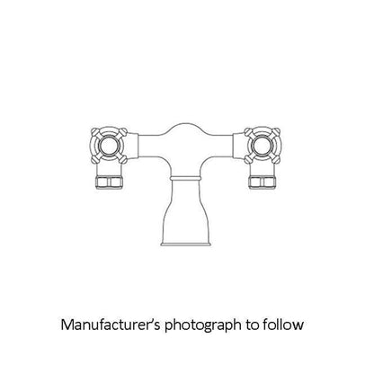 Perrin & Rowe Bath Filler Tap With Cross Handles, No Mounts 3022