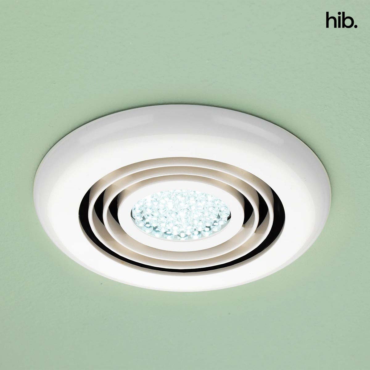 HIB 32200 Turbo Inline White Fan with Light