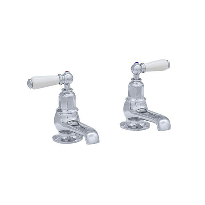 Perrin & Rowe Pair Bath Taps Lever 3455