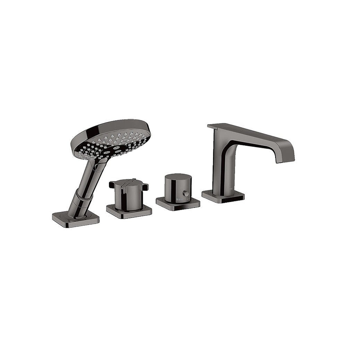 AXOR 36411000 Citterio E 4-Piece Thermostatic Bath Shower Mixer for Precise Control