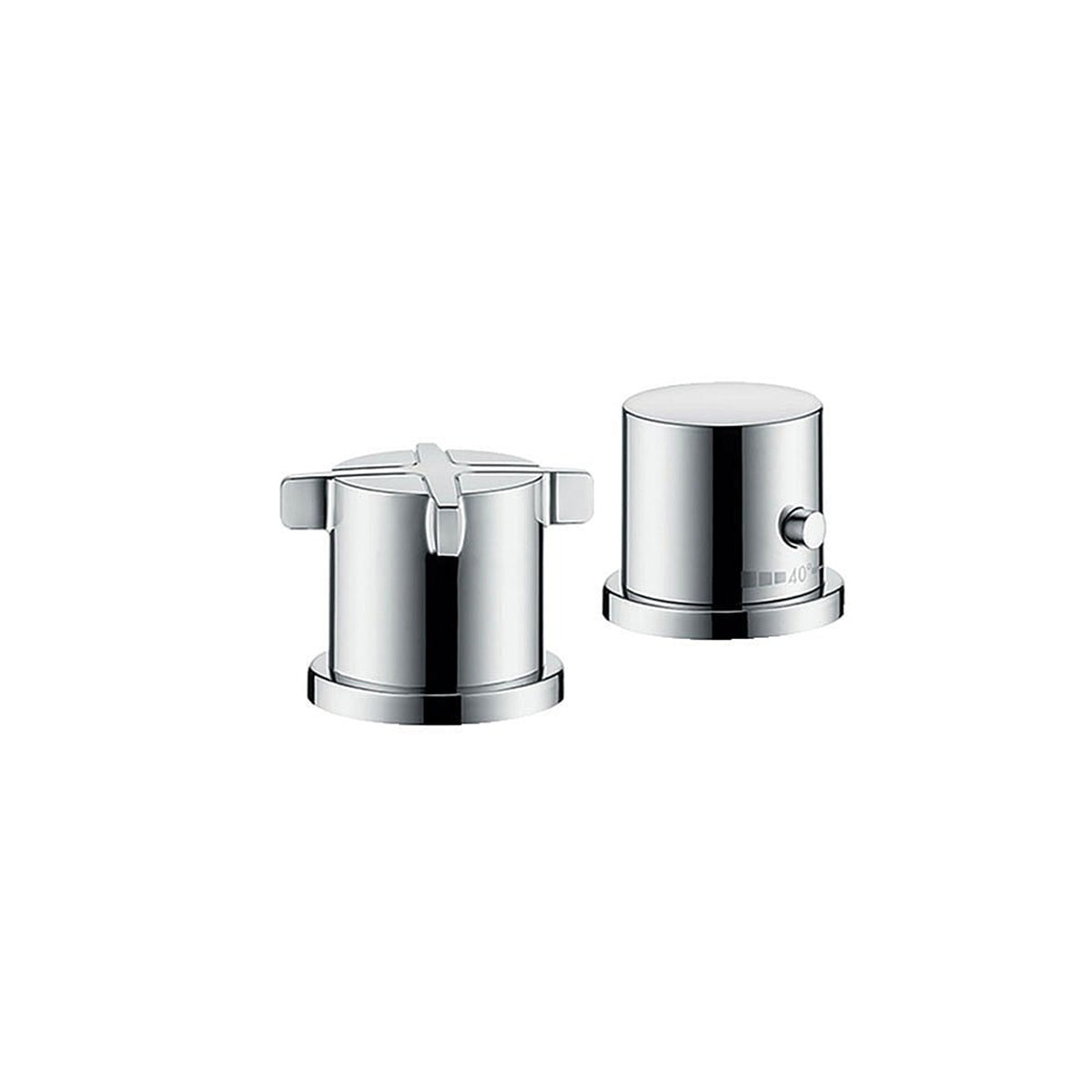 AXOR 36412000 Citterio E 2-Piece Thermostatic Bath Mixer for Precise Temperature Control