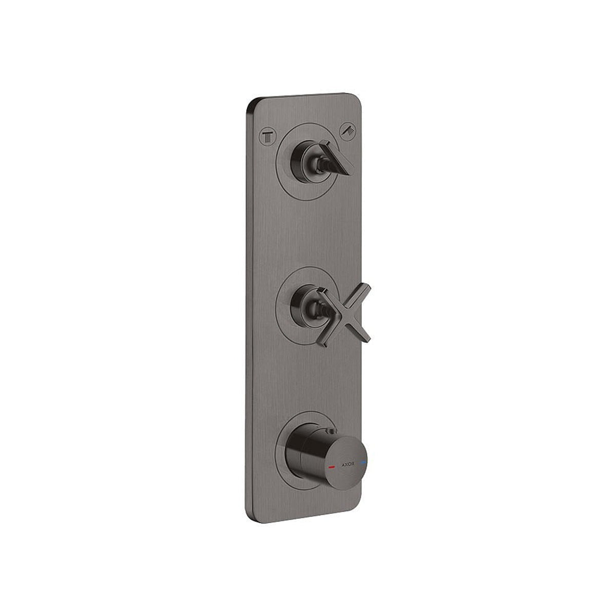 AXOR 36703000 Citterio E Two-Outlet Thermostatic Shower Valve for Precise Control
