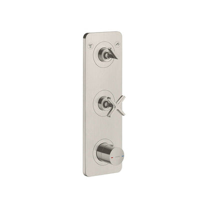 AXOR 36703000 Citterio E Two-Outlet Thermostatic Shower Valve for Precise Control