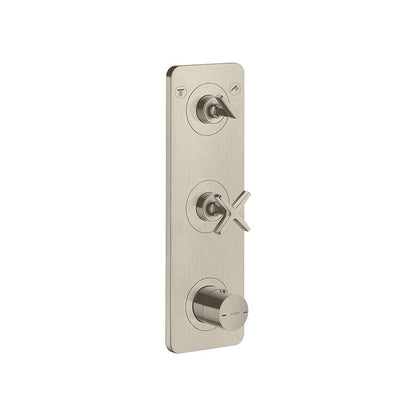 AXOR 36703000 Citterio E Two-Outlet Thermostatic Shower Valve for Precise Control