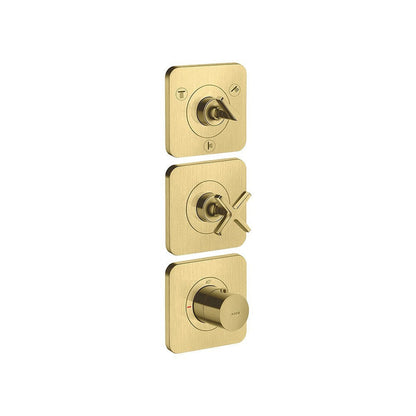 AXOR 36704000 Citterio E Three-Outlet Thermostatic Shower Valve for Precise Water Control