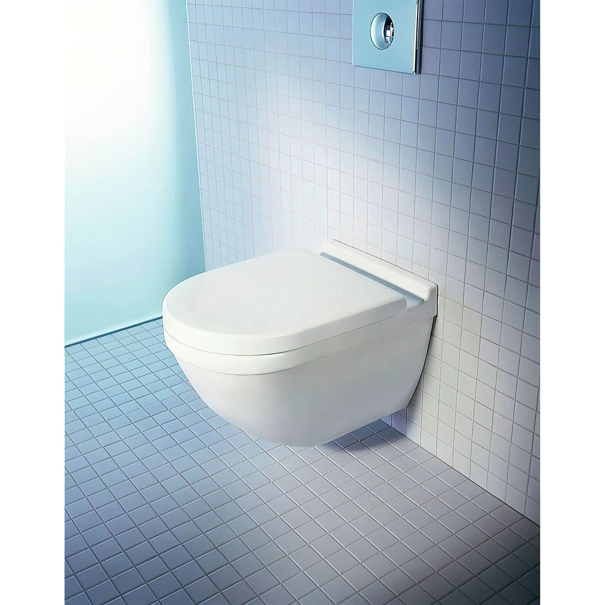 Duravit Starck 3 Wall Mounted WC Pan and Seat with Durafix - 365 x 435mm 42250900A1
