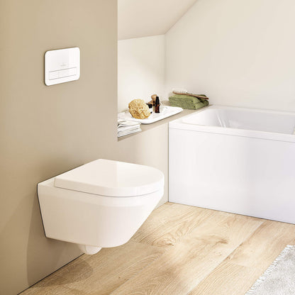 Villeroy And Boch 4694CL01 Architectura TwistFlush Wall Mounted WC Pan with Seat - 370mm x 410mm