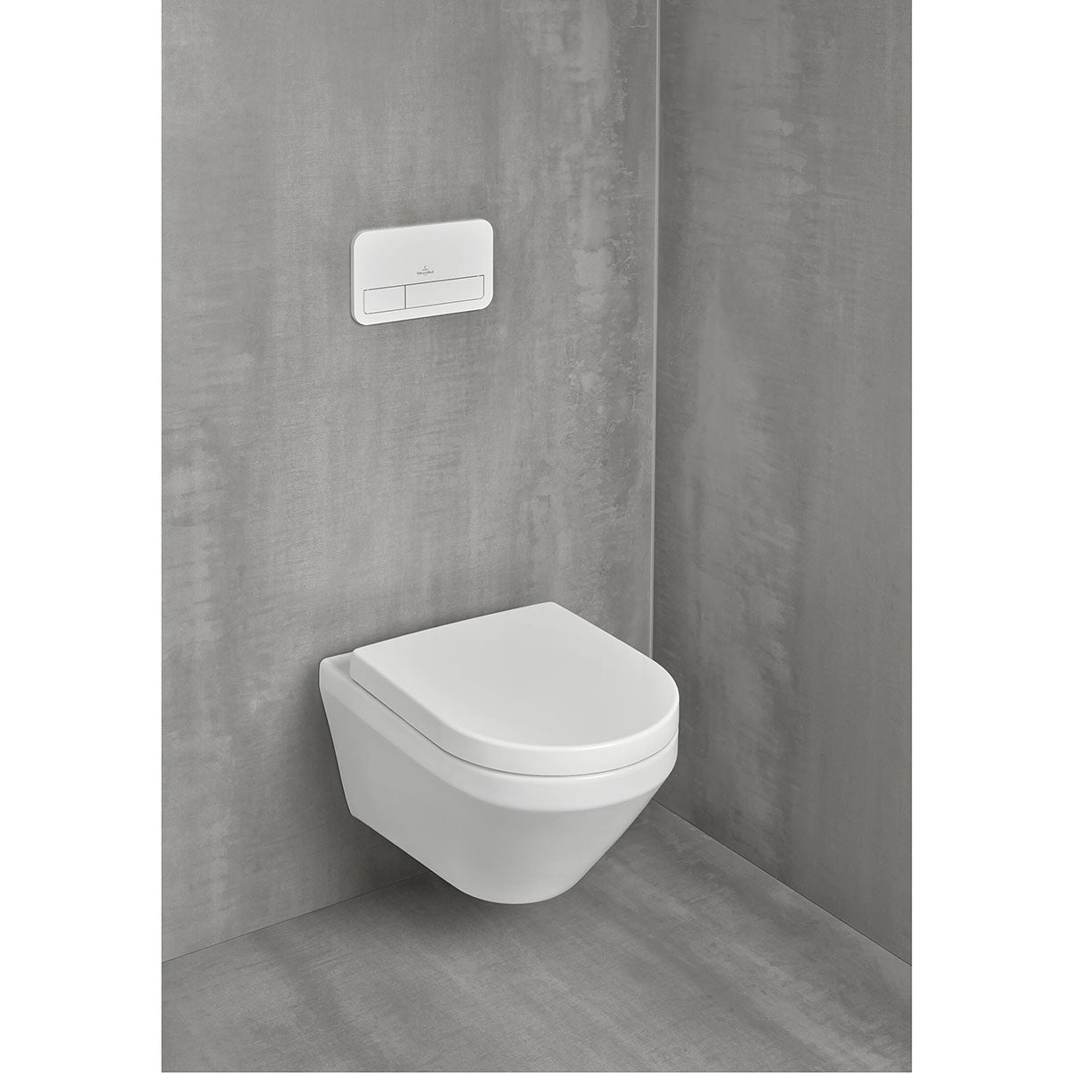 Villeroy And Boch 4694CL01 Architectura TwistFlush Wall Mounted WC Pan with Seat - 370mm x 410mm