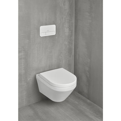 Villeroy And Boch 4694CL01 Architectura TwistFlush Wall Mounted WC Pan with Seat - 370mm x 410mm