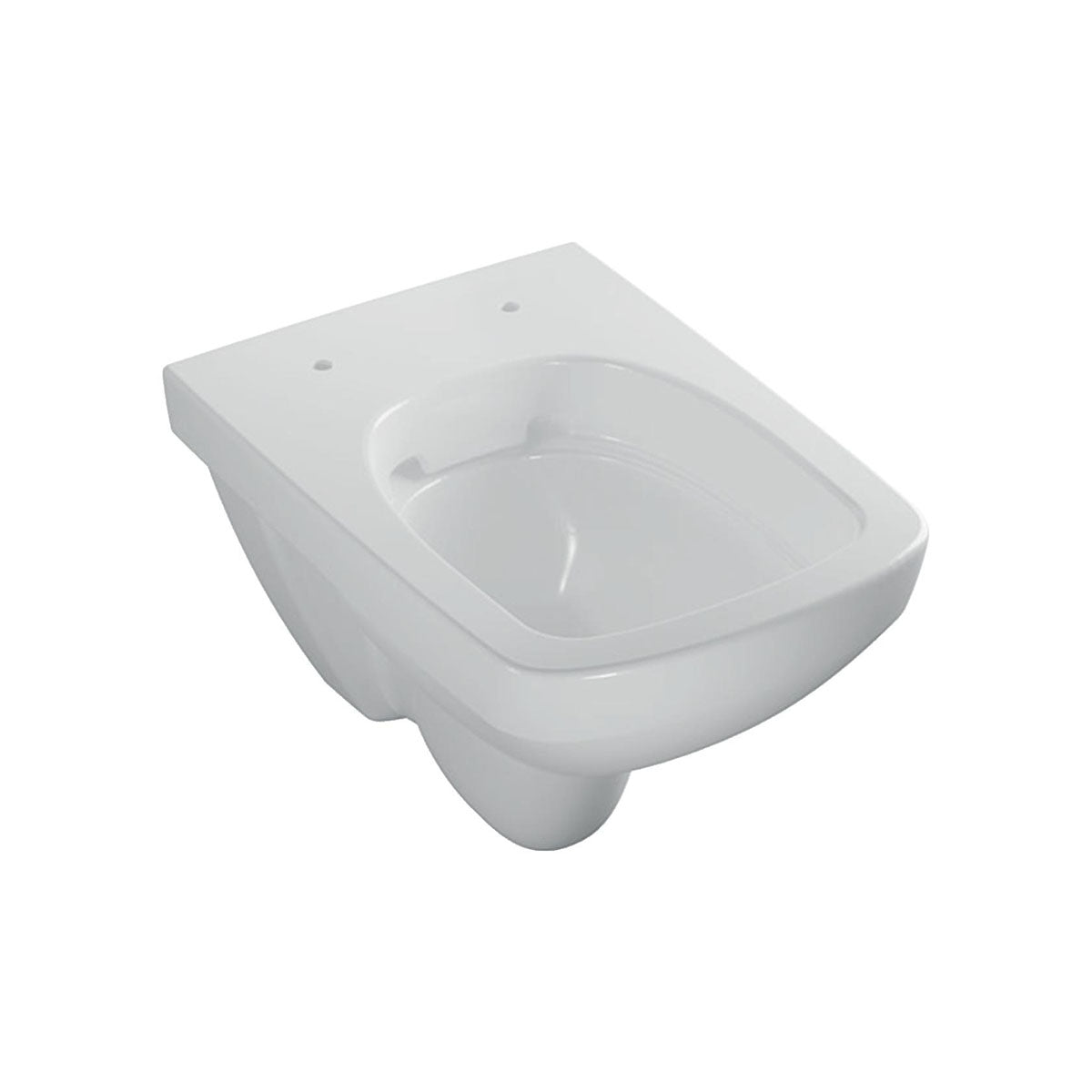 Geberit 500.280.01.7 Selnova Compact 350 x 490mm Wall-Hung Small Projection Rimfree WC Pan