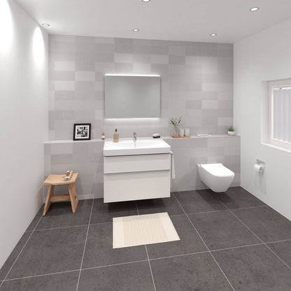 Geberit 500.683.00.2 Smyle Square Grab And Go 350 x 540mm Wall Hung WC Rim-Free And Seat