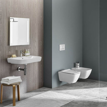 Geberit 500.683.00.2 Smyle Square Grab And Go 350 x 540mm Wall Hung WC Rim-Free And Seat