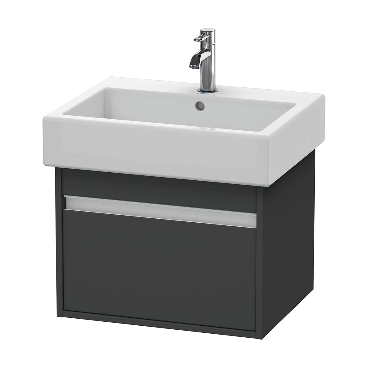 Duravit KT668604949 KT6686 Ketho Wall Mount/Floating Vanity 21 5/8" W x 16 1/8" H with 1 Drawer ONLY