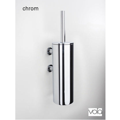 Toilet brush VOLA chrome