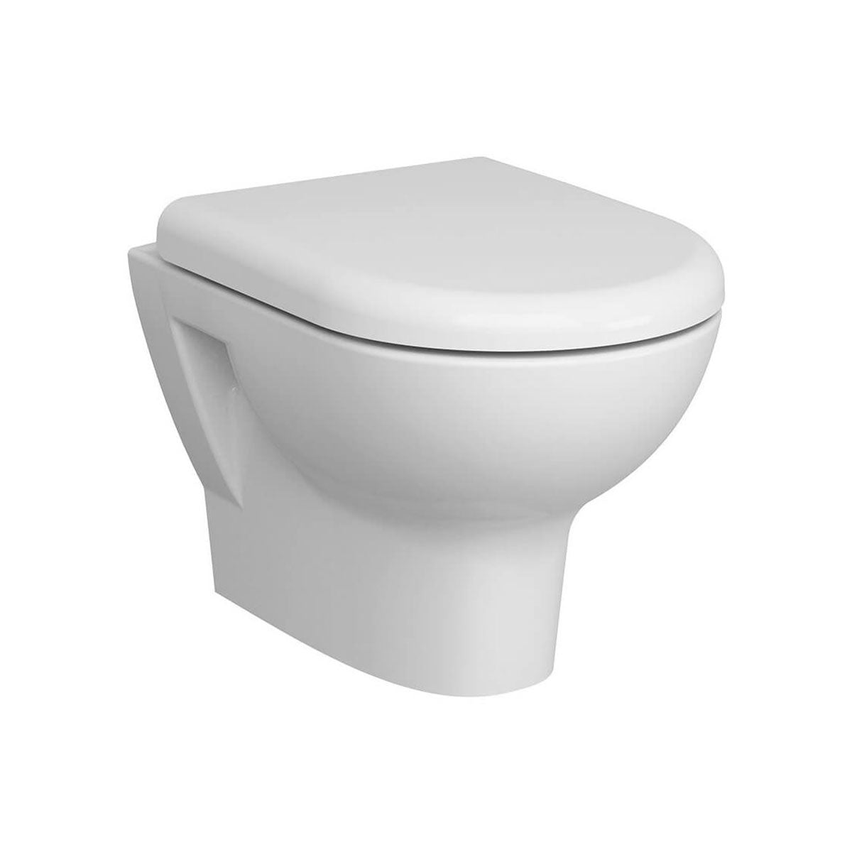VitrA Zentrum 500mm White Rim-Ex Wall Hung WC Pan 5795B003-0075