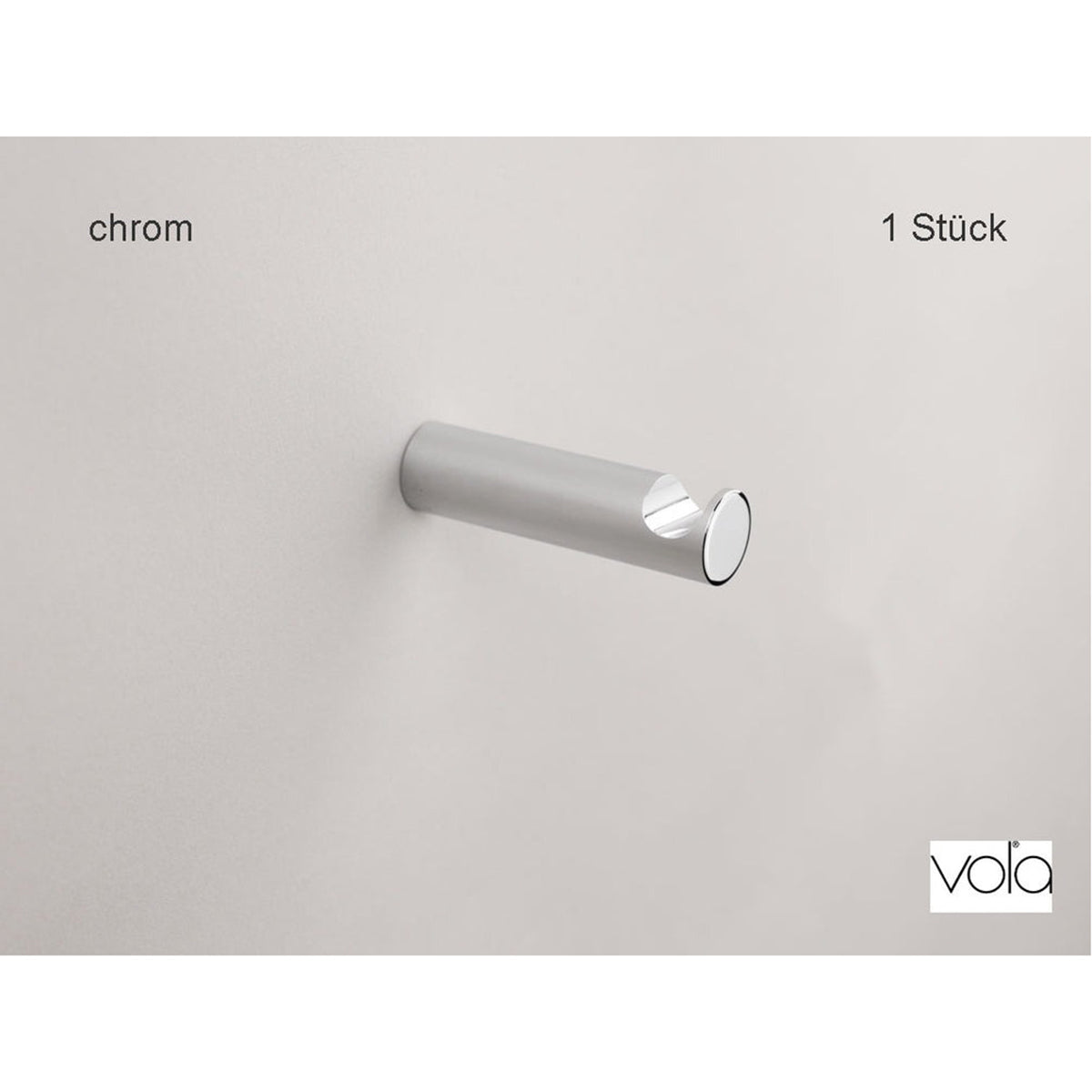 VOLA 56mm TOWEL HOOKS CHROME