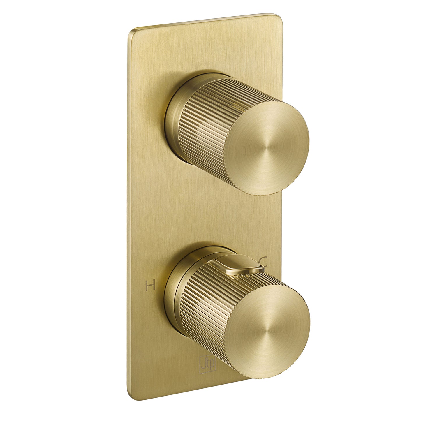 Just Taps 63671BBR Evo Thermo Conc 2 Outlet Shower Valve