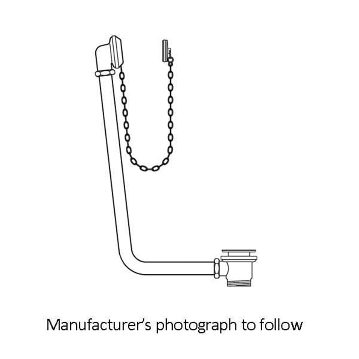 Perrin & Rowe Bath Waste And Overflow With Exposed Pipes 6712