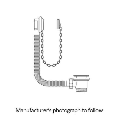 Perrin & Rowe Combined Bath Waste And Overflow 6713