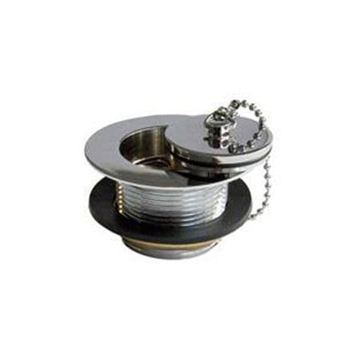 Perrin & Rowe Unslotted Bath Waste, Plug And Chain 6714