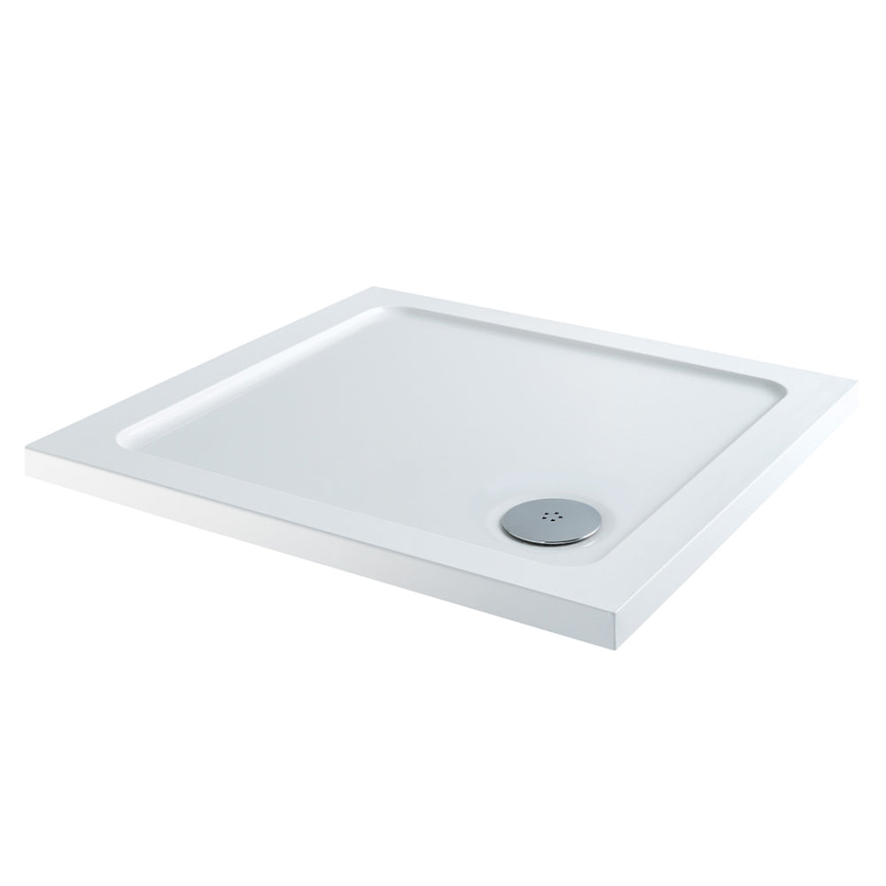 Luxe81 Square Stone Resin Shower Tray