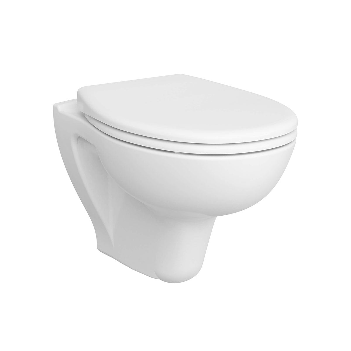 VitrA 360 x 490mm White Wall Hung Short Projection Toilet 7650L003-0075