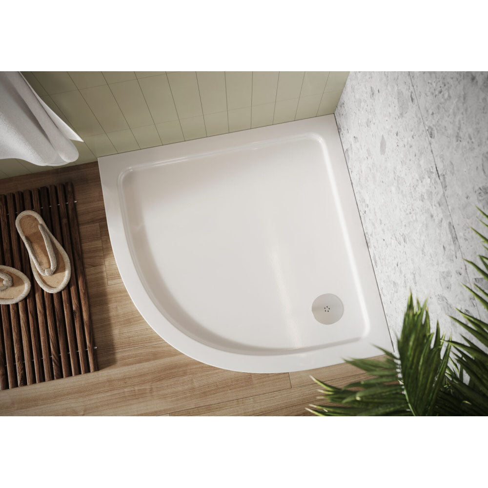 Luxe81 Quadrant Stone Resin Shower Tray