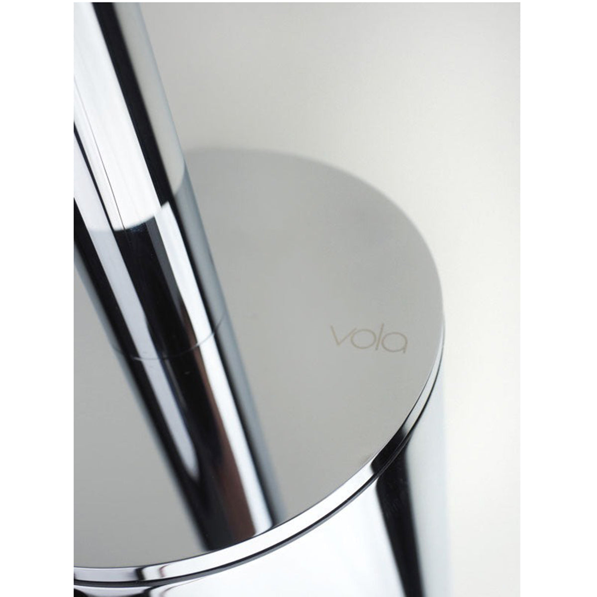 Toilet brush VOLA chrome