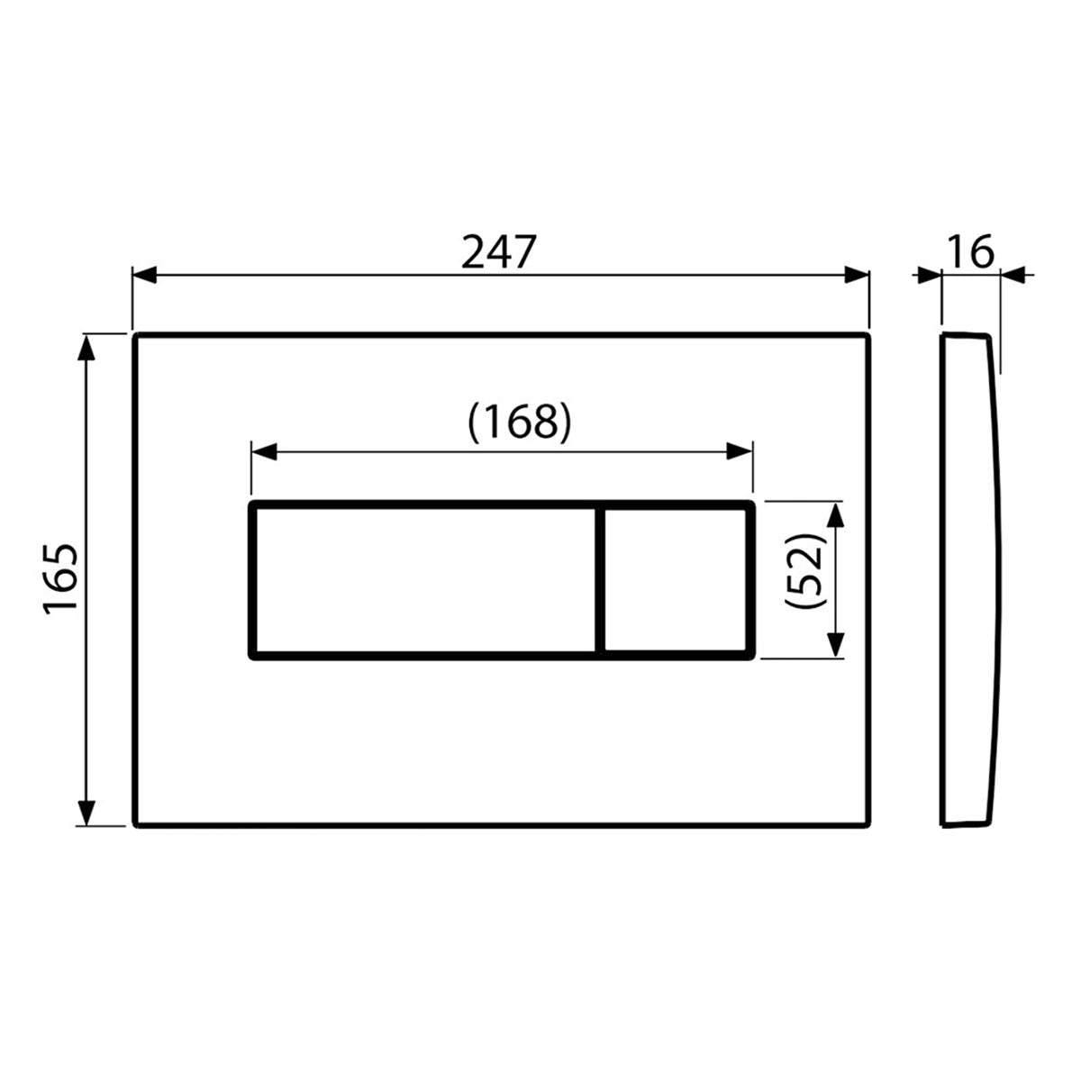 Villeroy And Boch 5057199982179 Subway 2.0 Wall Hung WC and ViConnect Pro S Toilet Frame Pack - 370mm x 365mm