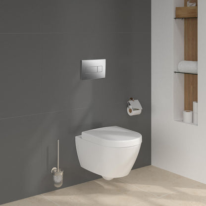 Villeroy And Boch 5057199982179 Subway 2.0 Wall Hung WC and ViConnect Pro S Toilet Frame Pack - 370mm x 365mm