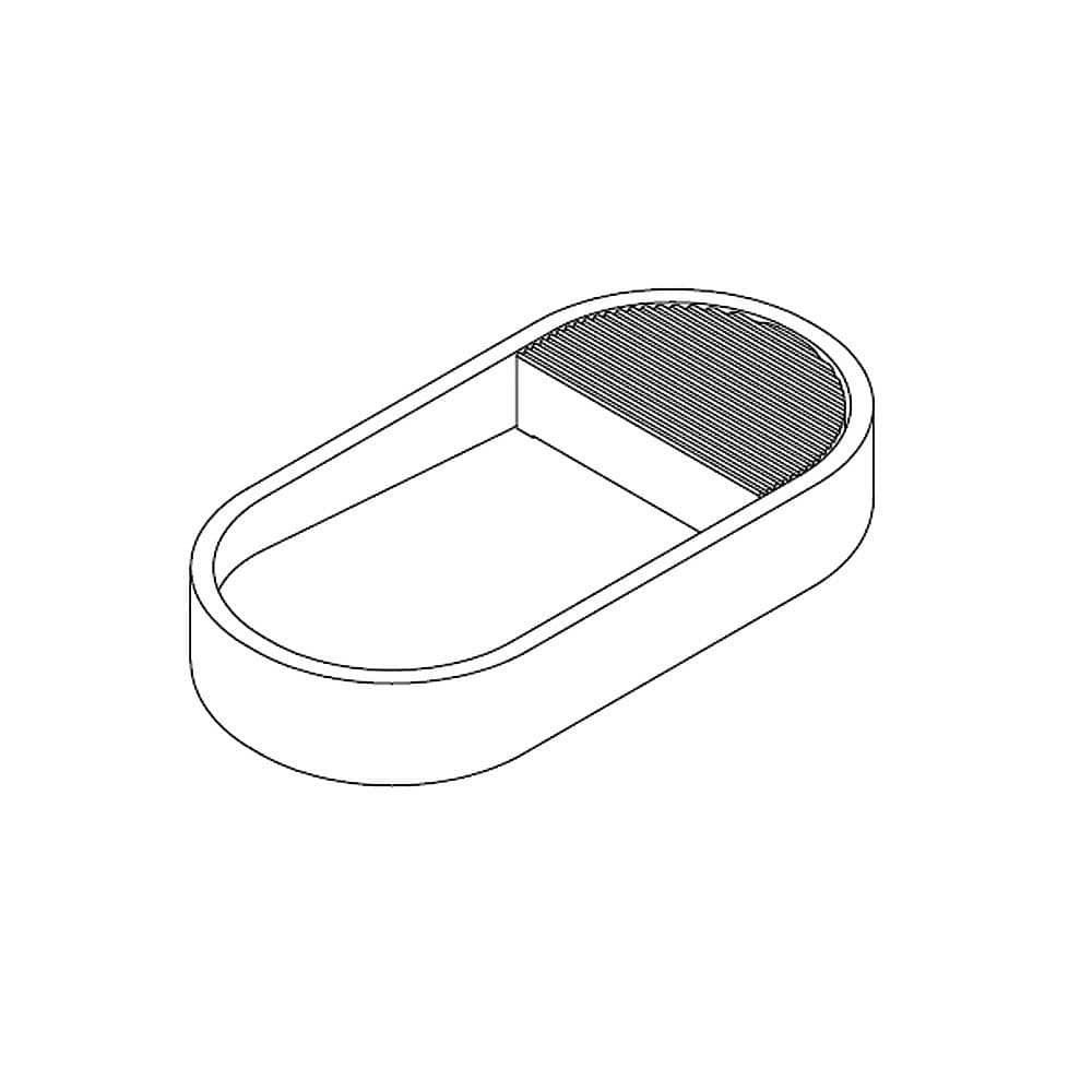 Luxe81 Aura Basin 700 x 350mm - Right/Left Hand
