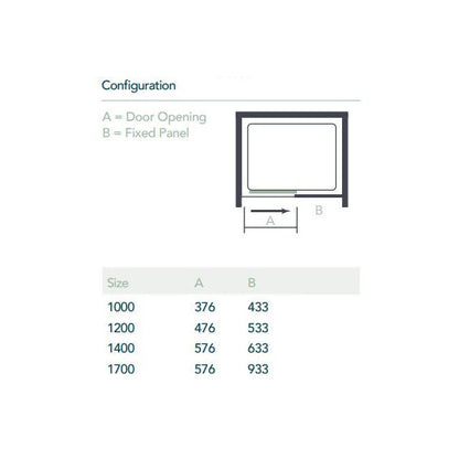 Merlyn Ionic Express Low Level Sliding Door