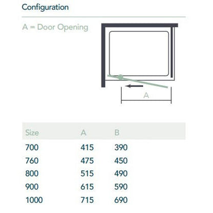 Merlyn Ionic Express Pivot Door