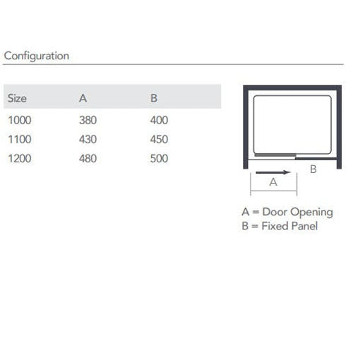 Merlyn Ionic Source Sliding Door