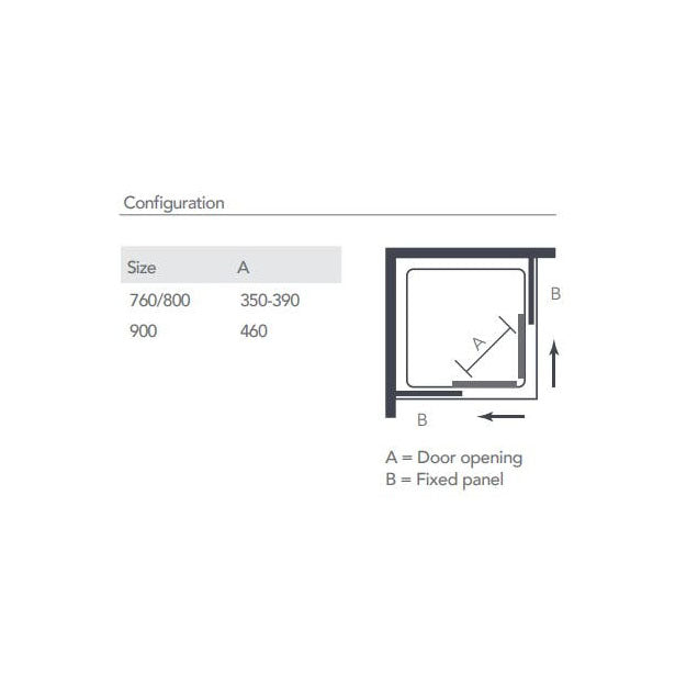 Merlyn Ionic Source Corner Door