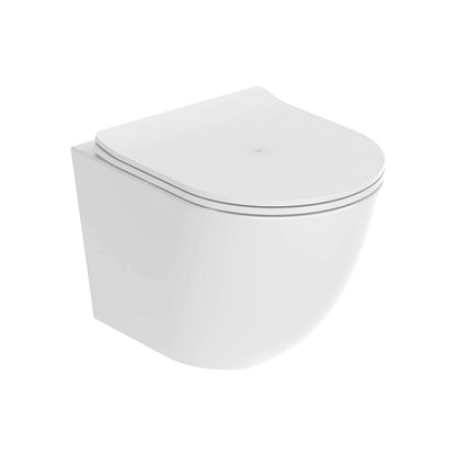 Saneux AIRWH01 Air Wall Hung WC Pan With Slim-Line Soft Close Seat