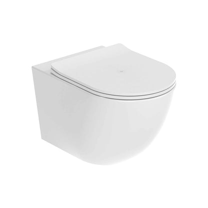 Saneux AIRWH01 Air Wall Hung WC Pan With Slim-Line Soft Close Seat