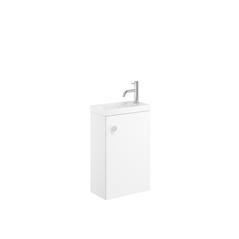 Crosswater Alo Cloakroom Unit 400 with Stone Resin Basin
