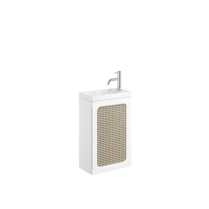 Crosswater Alo Cloakroom Unit 400 with Stone Resin Basin